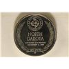 Image 2 : .51 OZ PF STERLING SILVER NORTH DAKOTA STATE