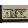 1996 US $20 FRN GREEN SEAL CRISP UNC WITH CREASE