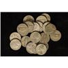 20 ASSORTED 35% SILVER JEFFERSON WAR NICKELS: 1942