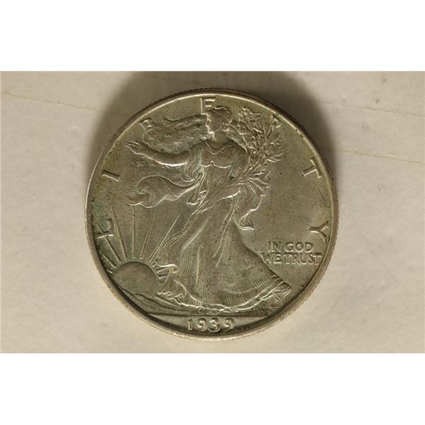 1939-D SILVER WALKING LIBERTY HALF DOLLAR