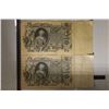 Image 2 : 2-1910 RUSSIA LARGE SIZE 100 RUBLE BILLS