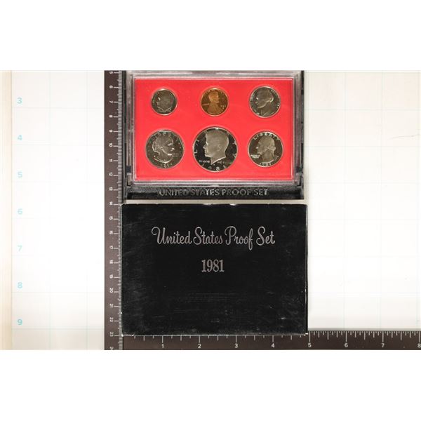 1981 US PROOF SET (WITH BOX)