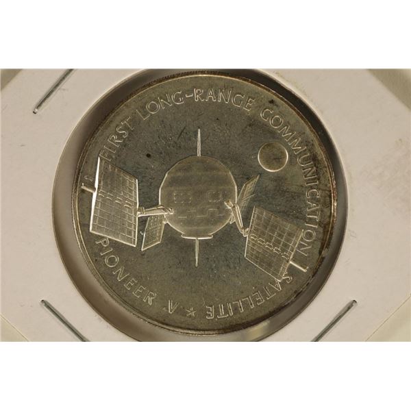 AMERICA IN SPACE .8 OZ PROOF STERLING SILVER