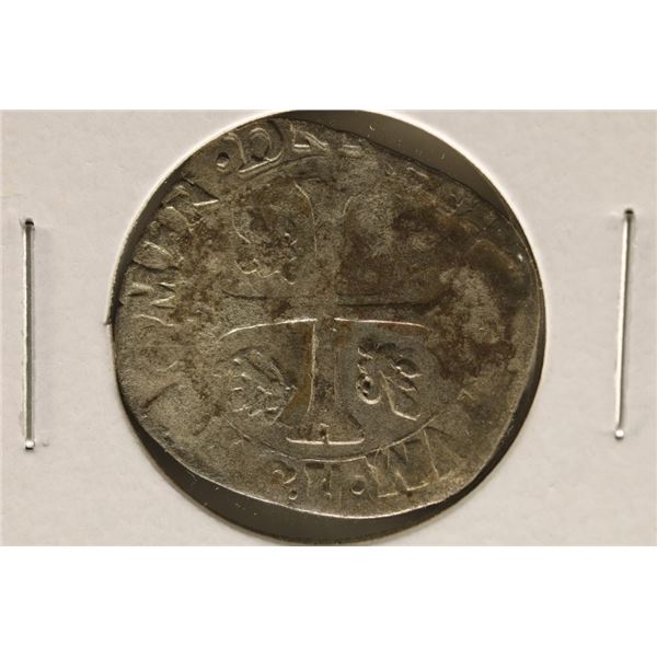 1590-1610 FRANCE SILVER DOUZAIN COIN
