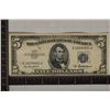 Image 1 : 1953-A US $5 SILVER CERTIFICATE BLUE SEAL