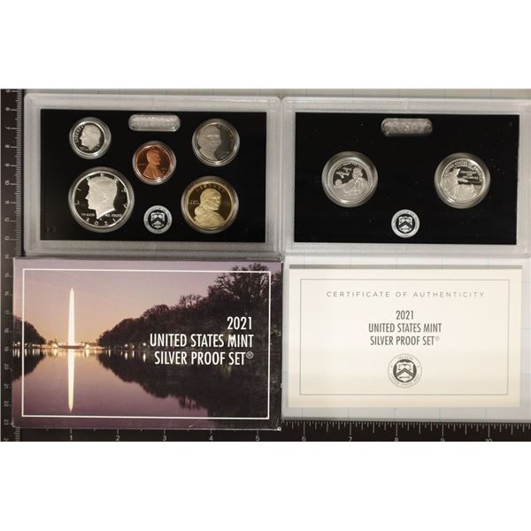 2021 SILVER US PROOF SET (WITH BOX) & CERTIFICATE