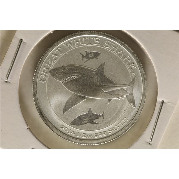 2014 AUSTRALIA HALF OZ. .999 FINE SILVER 50 CENT