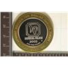 Image 2 : CASINO $10 SILVER TOKEN (UNC) 2003 IMPERIAL PALACE