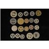 Image 1 : 20 ASSORTED METAL TRANSPORTATION TOKENS: