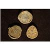 Image 1 : 3- CLAY & LEAD MOLDED COIN SIZE SEAL IMPRESSIONS