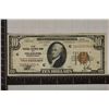Image 1 : 1929 US $10 NATIONAL CURRENCY TYPE I PHILADELPHIA