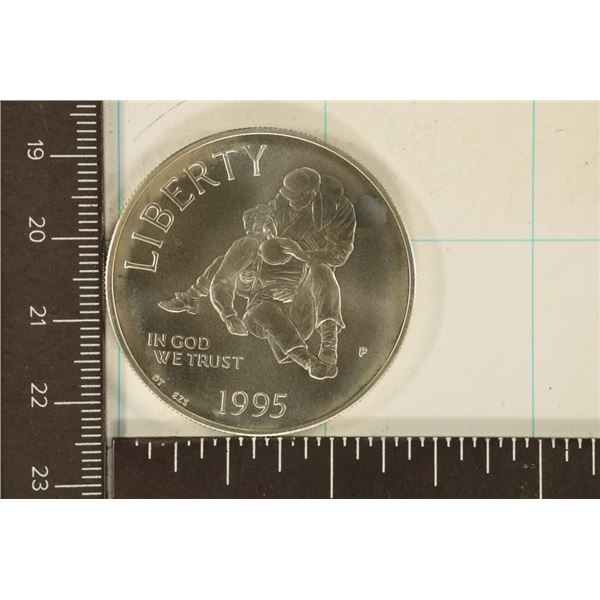 1995-P US UNC SILVER "CIVIL WAR BATTLEFIELD" $1