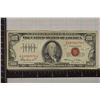 Image 1 : 1966 US $100 BILL RED SEAL INK ON OBVERSE & REV.