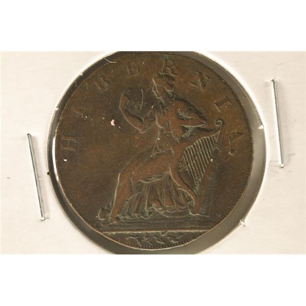 HIBERNIA CONDER TOKEN. THEY R MOSTLY 18TH CENTURY