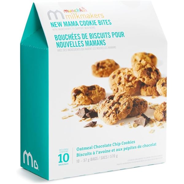 NEW 570G MUNCHKIN MILK MAKERS NEW MAMA COOKIE BITE