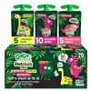 Image 1 : NEW 20 X 90G GOGO SQUEEZ FRUIT & VEGGIEZ DINOSAURZ