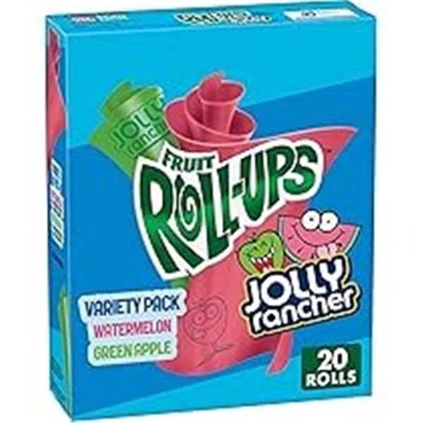 NEW 10 X 14G FRUIT ROLL-UPS JOLLY RANCHER