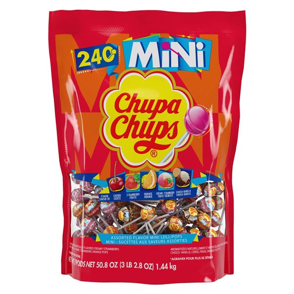 NEW 240 COUNT CHUPA CHUPS POPS