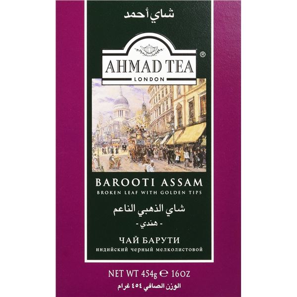 NEW REPACKED 454G AHMAD TEA BAROOTI ASSAM