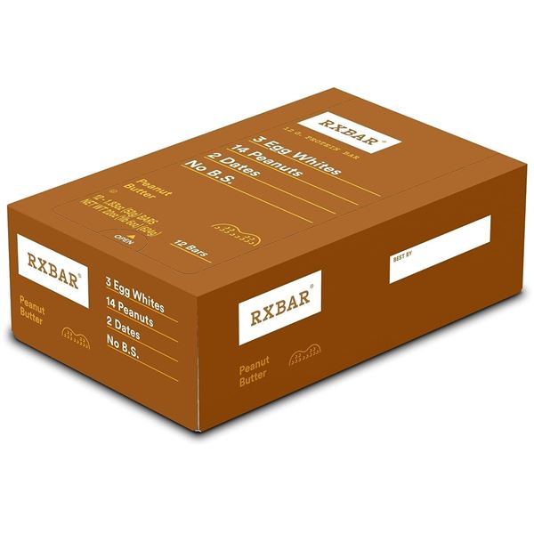 NEW 624G RXBAR PEANUT BUTTER PROTEIN BAR