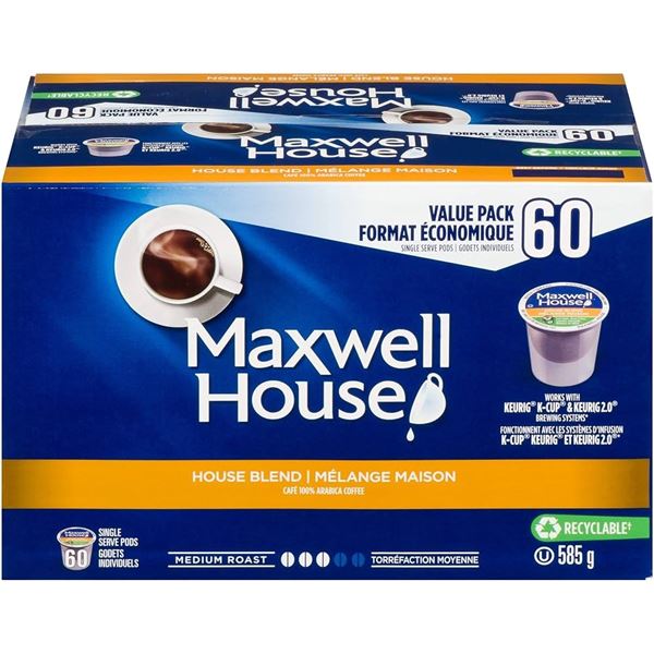 NEW 585G MAXWELL HOUSE MEDIUM ROAST