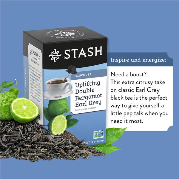 NEW 188G STASH DOUBLE BERGAMONT EARL GREY TEA