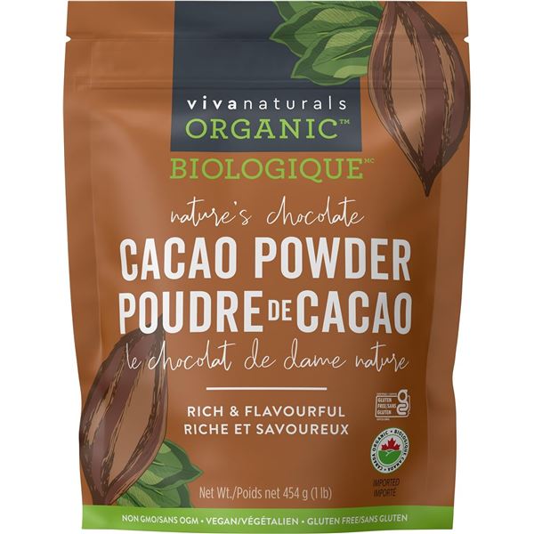 NEW 454G VIVANATURALS CACAO POWDER