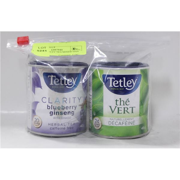 NEW 2 X TETLEY TEA MIXED TINS