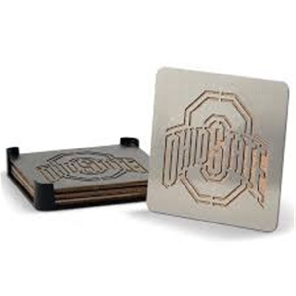 NEW 4 OHIO STATE DRINK COASTERS