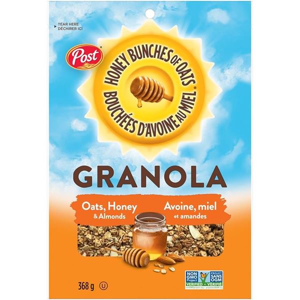 NEW 368G POST HONEY BUNCHES OATS GRANOLA