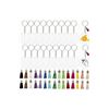 Image 1 : NEW 200 PIECES BLANK KEYCHAINS FOR VINYLS