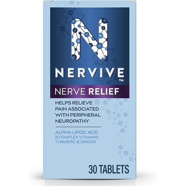 NEW 30 TABLETS NERVIVE NERVE RELIEF
