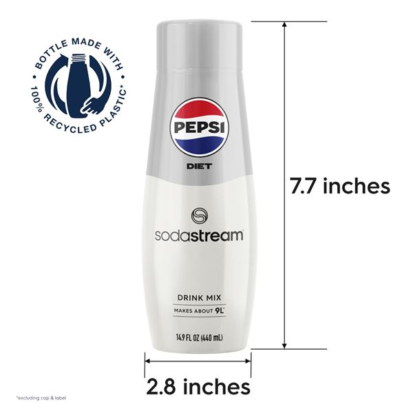 NEW 440ML DIET PEPSI SODASTREAM