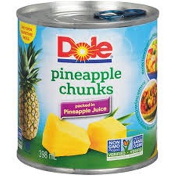 NEW 398ML DOLE PINEAPPLE CHUNKS