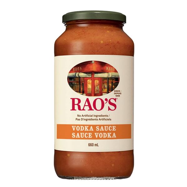 NEW 660ML RAOS VODKA SAUCE