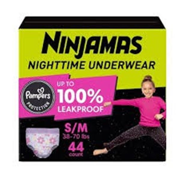 NEW 44 NIGHTTIME UNDERWEAR SMALL NINJAMAS
