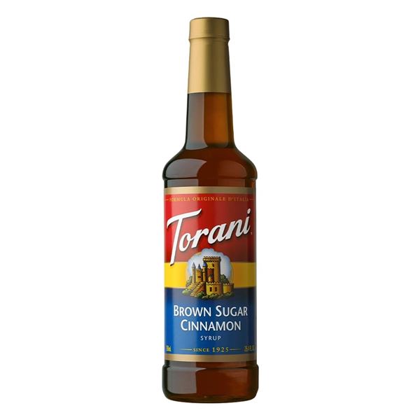 NEW 750ML TORANI BROWN SUGAR CINNAMON SYRUP