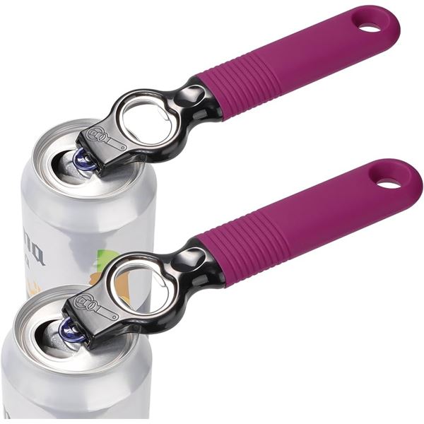 NEW 2 PACK DUNLAGUE SODA CAN OPENER 4.2" HANDLE
