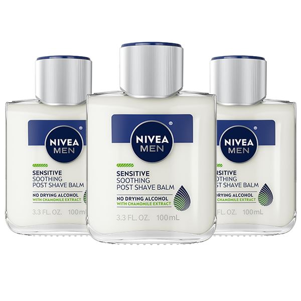 NEW 3 X 100ML NIVEA MEN AFTER SHAVE BALM