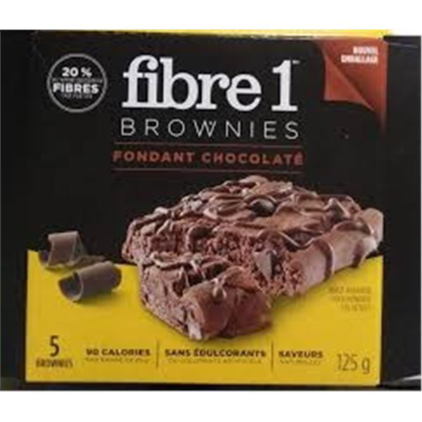 NEW 125G FIBRE 1 BROWNIES FONDANT CHOCOLATE