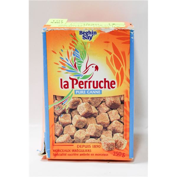 NEW 250G LA PERRUCHE PURE CANE ROUGH CUBES