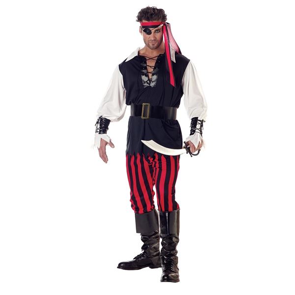 NEW CALINFORIA COSTUMES CUTTHROAT PIRATE LARGE