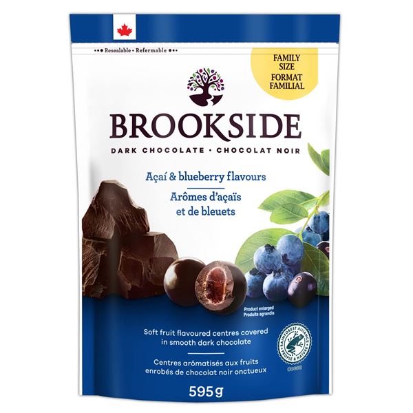 NEW 595G BROOKSIDE DARK CHOCOLATE BLUEBERRY
