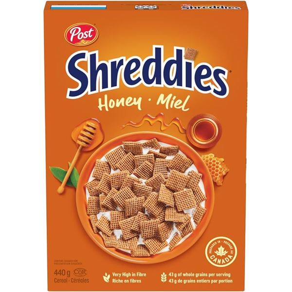 NEW 440G SHREDDIES HONEY
