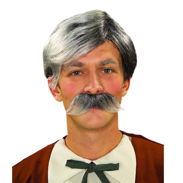 NEW GEPPETTO WIG & MOUSTACHE COSTUME
