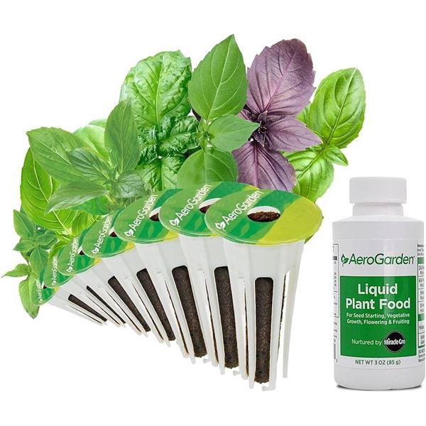 NEW 6 POD AEROGARDEN SEED POD KIT PESTO BASIL