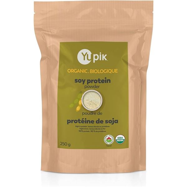 NEW 250G YUPIK ORGANIC SOY PROTEIN POWDER