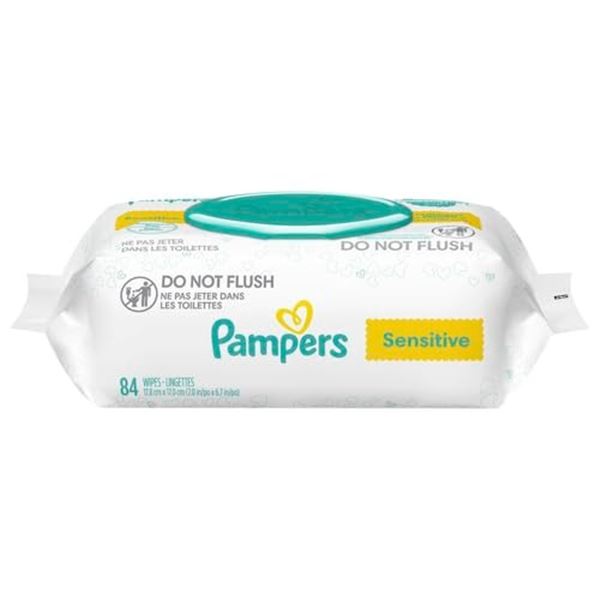 NEW 84 WIPES PAMPERS SENSITIVE