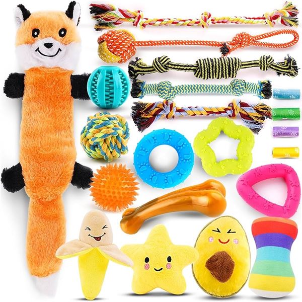 NEW 21 PACK LOYEE DOG TOYS