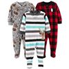 Image 1 : NEW 3 PACK FLEECE PAJAMAS OEKO TEX
